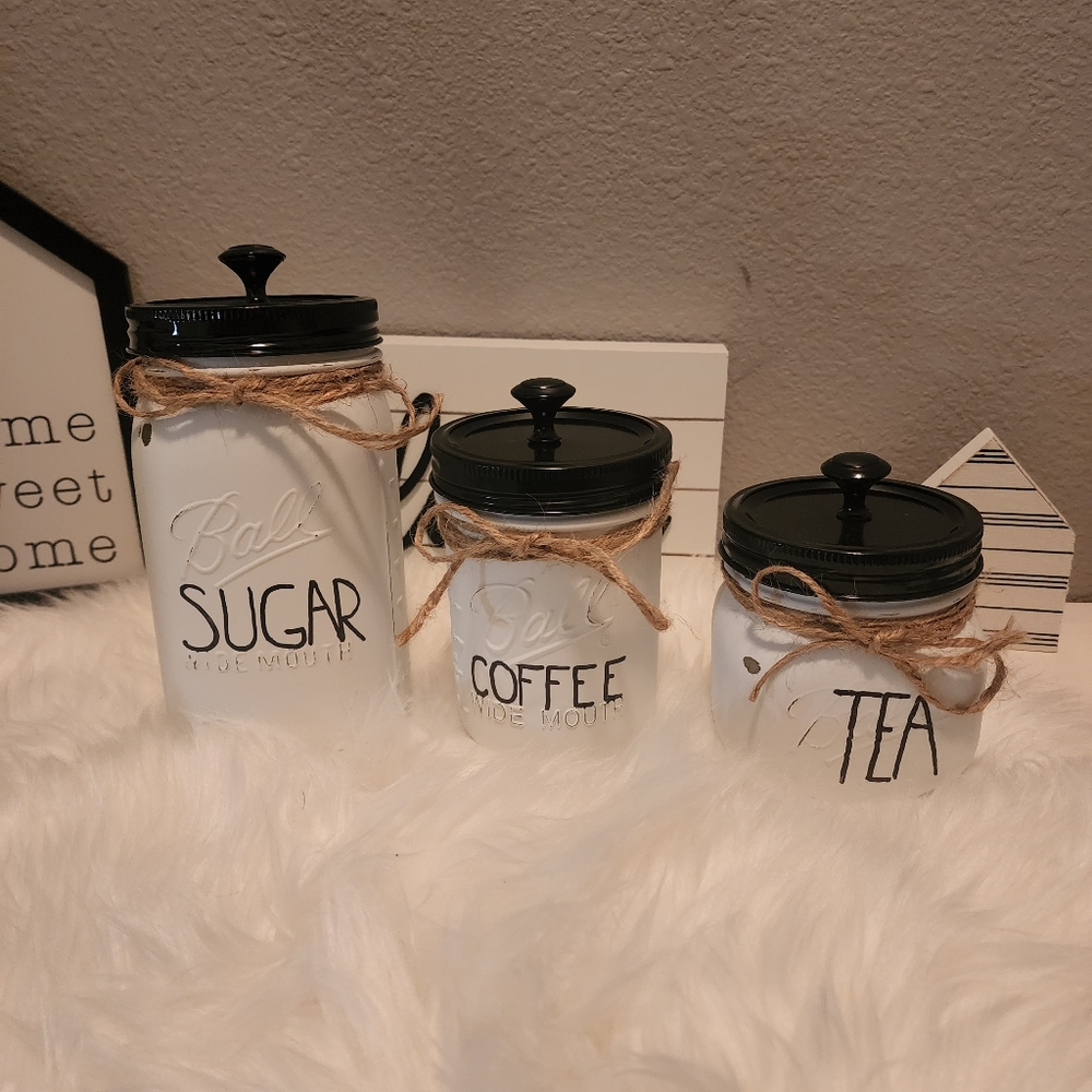 New Kitchen Mason Jar Decor